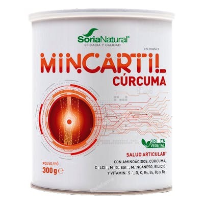 SORIA NATURAL MINCARTIL REFORZADO CURCUMA BOTE 300GR