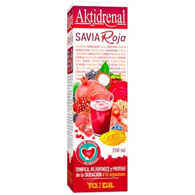 TONGIL AKTIDRENAL SAVIA ROJA 250ML LINEABEL