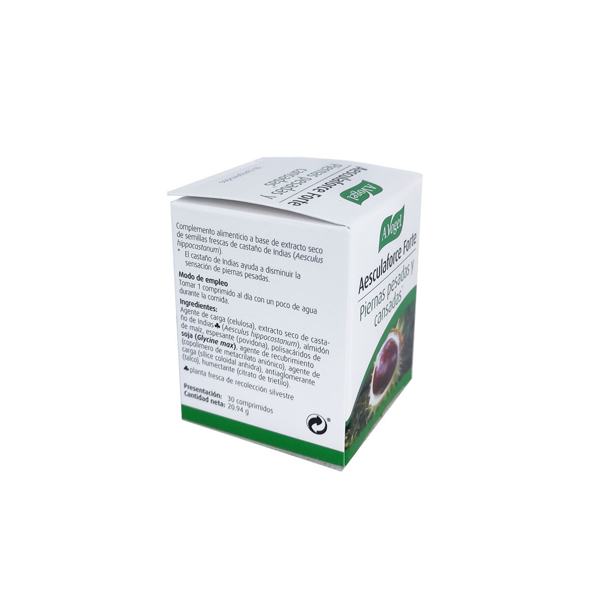 Aesculaforce Forte 30 comprimidos A.Vogel - Imagen 3