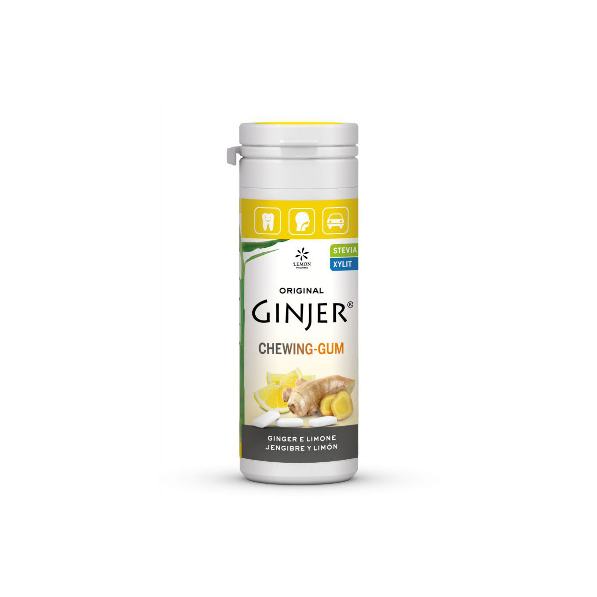 Chicles Ginjer Limon 30g Lemon Pharma