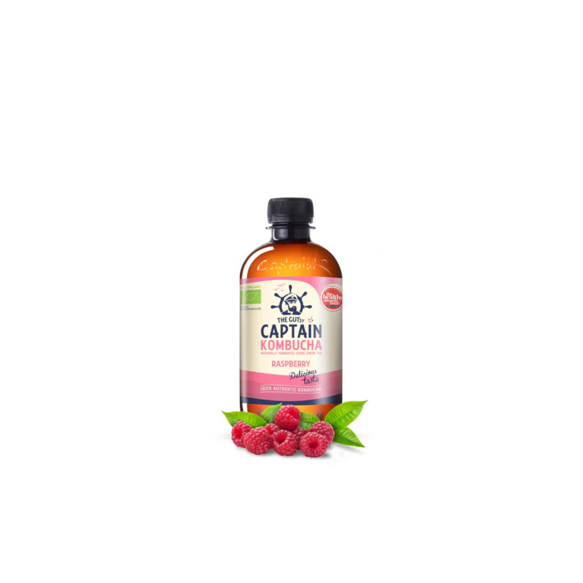 Kombucha Raspberry Bio 400ml Captain Kombucha