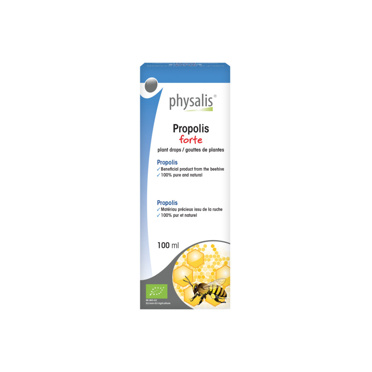Propolis forte gotas bio 100ml Physalis