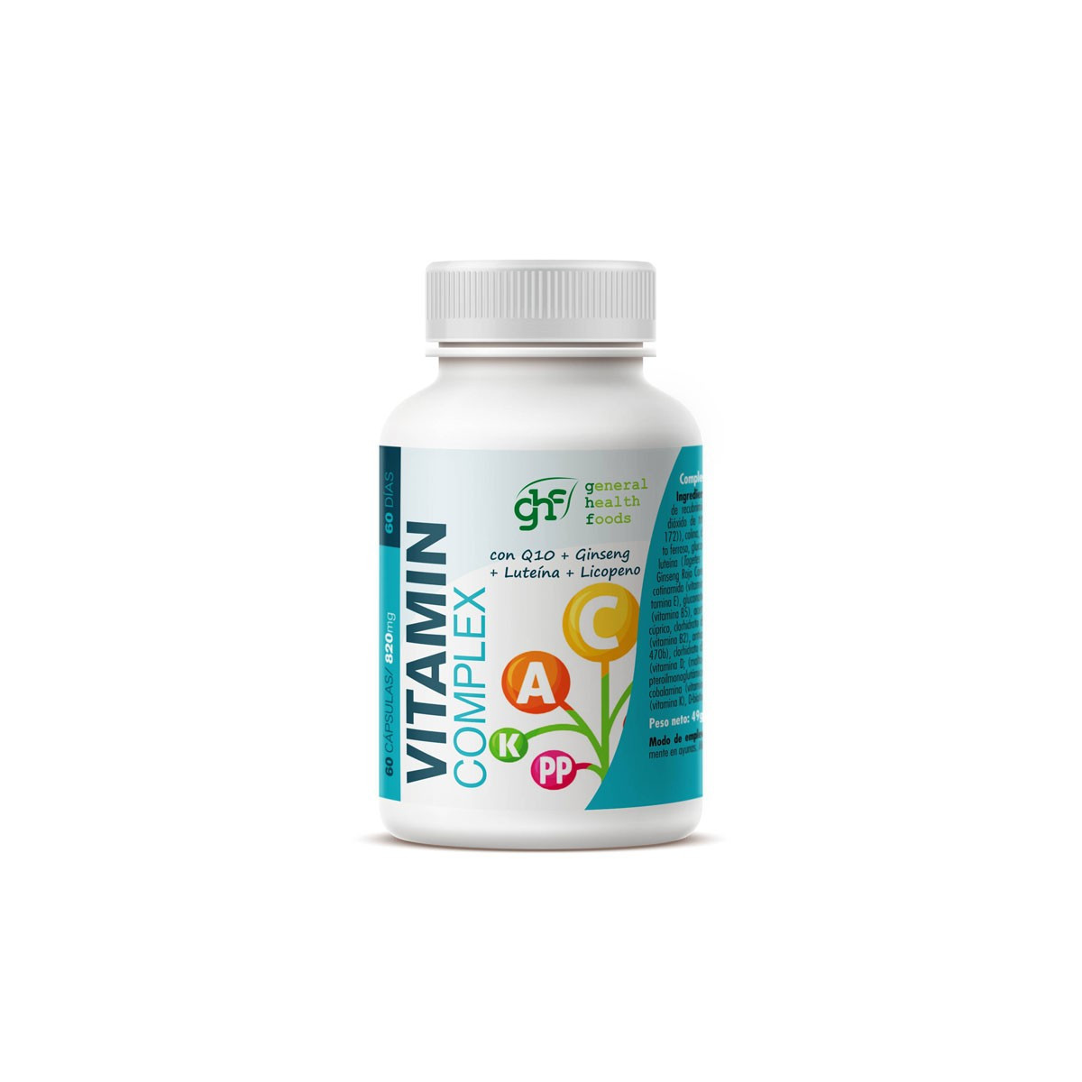 Vitamin complex 820mg 60 capsulas GHF